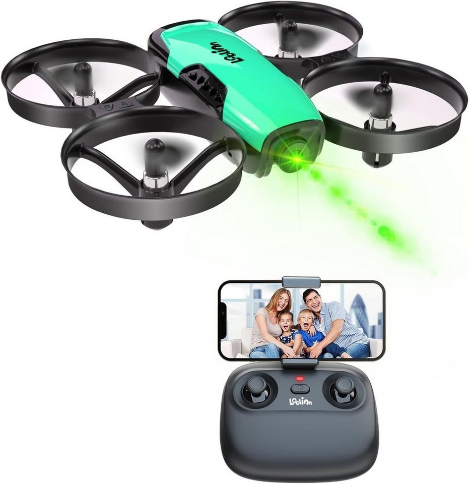 Loolinn Drohne (Kamera Drohne für Kinder Mini FPV Video & Fotos 2 Batterien Geschenk) von Loolinn