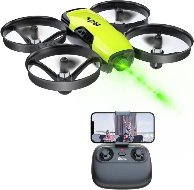 Loolinn Drohne (Kamera Drohne für Kinder Mini FPV Video & Fotos 2 Batterien Geschenk) von Loolinn