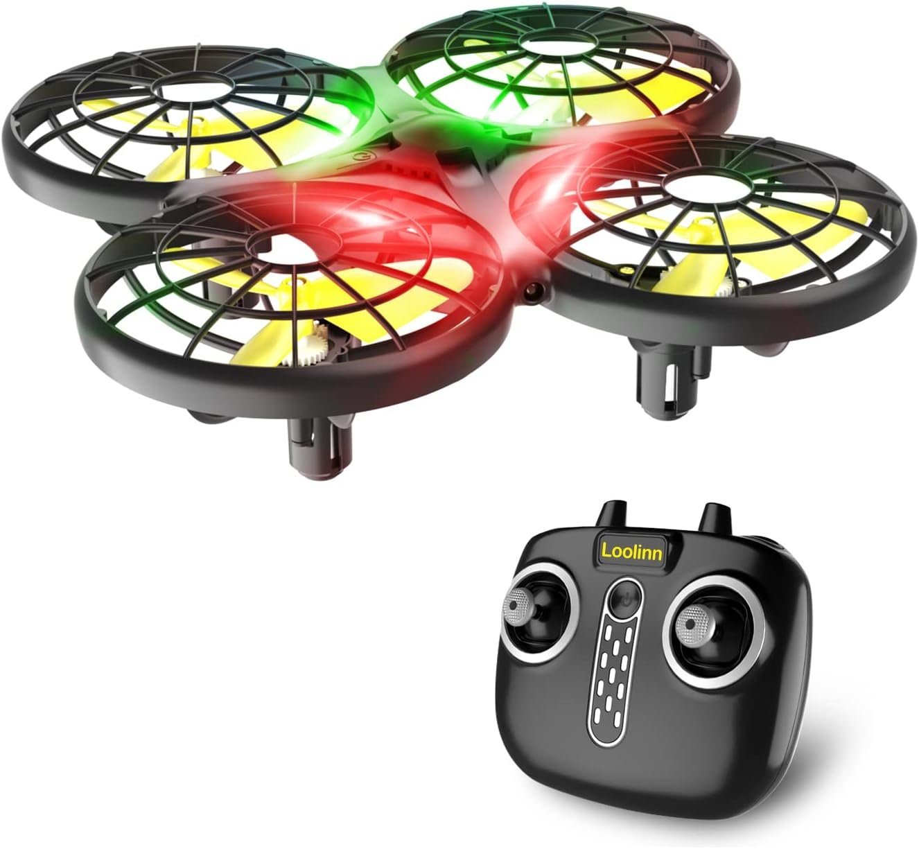 Loolinn Drohne (Kinder Mini Drohne - RC Quadrocopter, 360° Flips, 20 Min. Flugzeit) von Loolinn