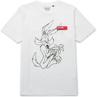 Looney Tunes ACME Capsule Wile E. Coyote Outline T-Shirt - Weiß - XXL von Looney Tunes
