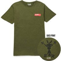 Looney Tunes ACME Capsule Wile E. Coyote Silhouette T-Shirt - Dunkelgrün - M von Looney Tunes