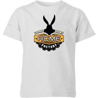 Looney Tunes ACME Logo Kids' T-Shirt - Grey - 3-4 Jahre von Looney Tunes