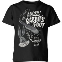 Looney Tunes ACME Lucky Rabbits Foot Kids' T-Shirt - Black - 11-12 Jahre von Looney Tunes