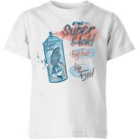 Looney Tunes ACME Super Hold Kids' T-Shirt - White - 5-6 Jahre von Looney Tunes