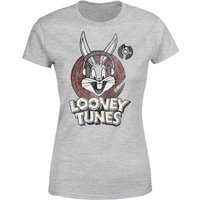 Looney Tunes Bugs Bunny Circle Logo Damen T-Shirt - Grau - XXL von Looney Tunes