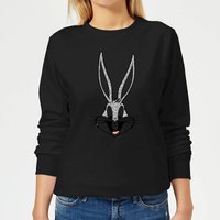 Looney Tunes Bugs Bunny Damen Pullover - Schwarz - M von Looney Tunes