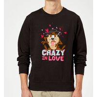 Looney Tunes Crazy In Love Taz Sweatshirt - Black - L von Looney Tunes
