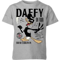 Looney Tunes Daffy Concert Kinder T-Shirt - Grau - 7-8 Jahre von Looney Tunes