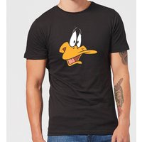 Looney Tunes Daffy Duck Gesicht Herren T-Shirt - Schwarz - L von Looney Tunes