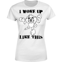 Looney Tunes I Woke Up Like This Damen T-Shirt - Weiß - L von Looney Tunes