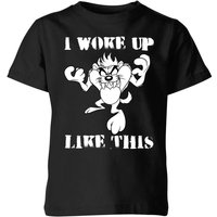 Looney Tunes I Woke Up Like This Kinder T-Shirt - Schwarz - 11-12 Jahre von Looney Tunes
