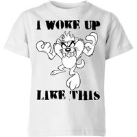 Looney Tunes I Woke Up Like This Kinder T-Shirt - Weiß - 9-10 Jahre von Looney Tunes