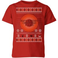 Looney Tunes Knit Kids' Christmas T-Shirt - Red - 9-10 Jahre von Looney Tunes