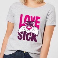 Looney Tunes Love Sick Sylvester Women's T-Shirt - Grey - XS von Looney Tunes