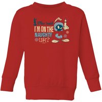 Looney Tunes Martian Who Said Im On The Naughty List Kinder Weihnachtspullover – Rot - 11-12 Jahre Looney Tunes Martian Who Said Im On The Naughty List Kinder Weihnachtspullover – Rot - 11-12 Jahre von Original Hero