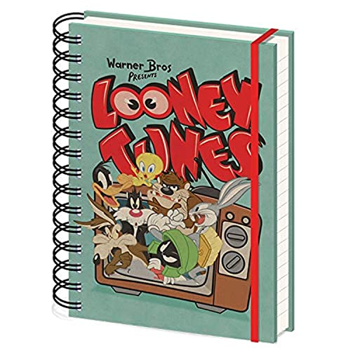 Looney Tunes Notizbuch A5 Spiralbindung (Retro TV) von Looney Tunes