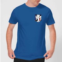 Looney Tunes Pepe Le Pew Gesicht Faux Pocket Herren T-Shirt - Blau Royal - S von Looney Tunes