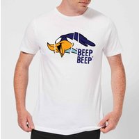 Looney Tunes Road Runner Beep Beep Herren T-Shirt - Weiß - 5XL von Looney Tunes