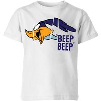 Looney Tunes Road Runner Beep Beep Kinder T-Shirt - Weiß - 11-12 Jahre von Looney Tunes