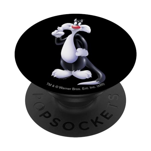 Looney Tunes Sylvester Airbrushed PopSockets mit austauschbarem PopGrip von Looney Tunes