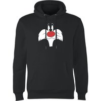 Looney Tunes Sylvester Big Gesicht Hoodie - Schwarz - L von Looney Tunes