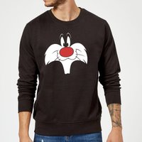 Looney Tunes Sylvester Big Gesicht Pullover - Schwarz - L von Looney Tunes