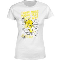 Looney Tunes Tweety Pie More Puddy Tats Damen T-Shirt - Weiß - XXL von Looney Tunes