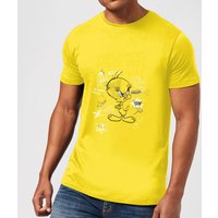 Looney Tunes Tweety Pie More Puddy Tats Herren T-Shirt - Gelb - S von Original Hero