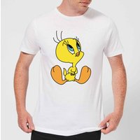 Looney Tunes Tweety Sitting Herren T-Shirt - Weiß - M von Looney Tunes