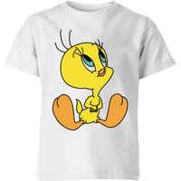 Looney Tunes Tweety Sitting Kinder T-Shirt - Weiß - 5-6 Jahre von Looney Tunes