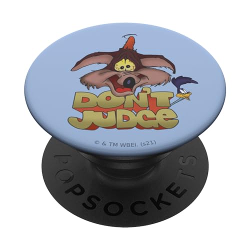 Looney Tunes Wile E. Coyote Don't Judge PopSockets mit austauschbarem PopGrip von Looney Tunes