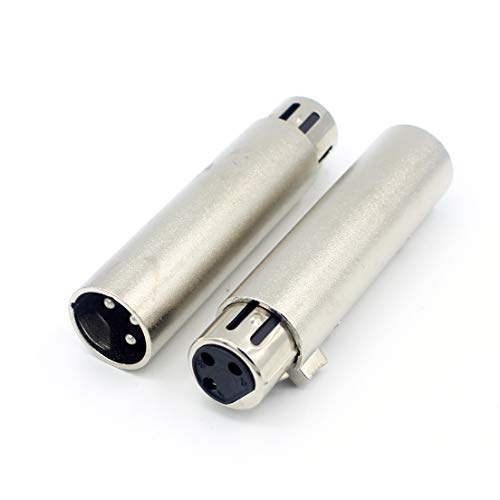 LoongGate XLR Stecker zu Buchse, XLR 3 Pin Stecker auf 3 Pin weibliche Mikrofon Leitung Adapter - 2 Pack LoongGate XLR Stecker zu Buchse, XLR 3 Pin Stecker auf 3 Pin weibliche Mikrofon Leitung Adapter - 2 Pack von LoongGate