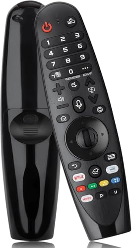LG Magic Remote Ersatz Universal-Fernbedienung für LG Smart TV Remote OLED EVO/OELD/QNED/QLED/NanoCell/UHD 4K 8K TV mit Zeiger- und Sprachfunktionen LG Magic Remote Ersatz Universal-Fernbedienung für LG Smart TV Remote OLED EVO/OELD/QNED/QLED/NanoCell/UHD 4K 8K TV mit Zeiger- und Sprachfunktionen von Loongroad