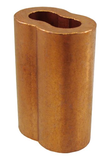 Loos Cableware SL2-10 Duplex-Crimphülsen-Set für Drahtseile mit 5/16 Zoll Durchmesser, einfarbig, Kupfer, 5 Stück Loos Cableware SL2-10 Duplex-Crimphülsen-Set für Drahtseile mit 5/16 Zoll Durchmesser, einfarbig, Kupfer, 5 Stück von Loos & Co.