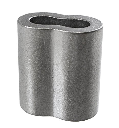 Loos Cableware SL2-3TP Crimphülsen-Set, verzinntes Kupfer, für Drahtseile mit 0,9 mm Durchmesser, 50 Stück Loos Cableware SL2-3TP Crimphülsen-Set, verzinntes Kupfer, für Drahtseile mit 0,9 mm Durchmesser, 50 Stück von Loos & Co.
