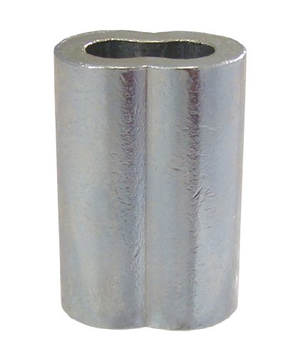 Loos Cableware SL2-7P Crimphülsen-Set aus verzinktem Kupfer, für Drahtseile mit 7/32 Zoll Durchmesser, 10 Stück Loos Cableware SL2-7P Crimphülsen-Set aus verzinktem Kupfer, für Drahtseile mit 7/32 Zoll Durchmesser, 10 Stück von Loos & Co.