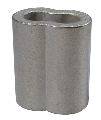 Loos & Co. SL2-8TP Crimphülsen-Set für Drahtseile mit 6,35 mm Durchmesser, verzinnt, Kupfer, 5 Stück von Loos & Co.