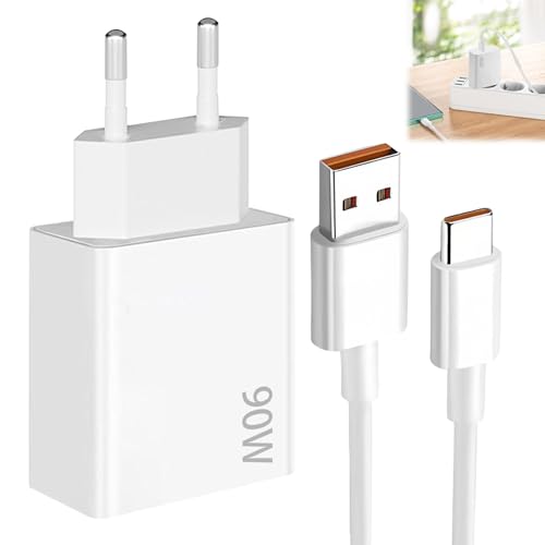 90W USB Ladegerät und USB C Kabel für Xiaomi 14 13 Ultra Poco X7 Pro F6, USB Netzteil Schnellladegerät mit Ladekabel 1.5M für Xiaomi 14T 13T M6 Mi 10T Pro Lite 90W USB Ladegerät und USB C Kabel für Xiaomi 14 13 Ultra Poco X7 Pro F6, USB Netzteil Schnellladegerät mit Ladekabel 1.5M für Xiaomi 14T 13T M6 Mi 10T Pro Lite von Loovisse