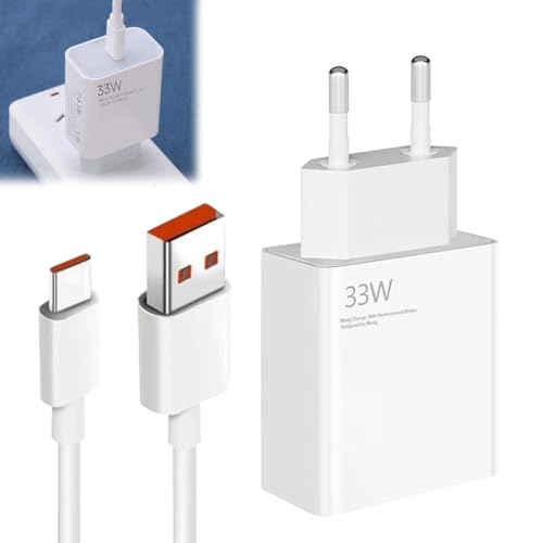 USB Ladegerät für Xiaomi, 33W USB C Ladegerät und 2M LadeKabel für Xiaomi Redmi Note 13/12/11/11S/9 Pro/10/10 Pro/10S/9T/8 Pro, Xiaomi Mi 11 10 10T 11T Lite Pro 9,Poco X5 Pro/X3 Pro/X6/M5/C65 USB Ladegerät für Xiaomi, 33W USB C Ladegerät und 2M LadeKabel für Xiaomi Redmi Note 13/12/11/11S/9 Pro/10/10 Pro/10S/9T/8 Pro, Xiaomi Mi 11 10 10T 11T Lite Pro 9,Poco X5 Pro/X3 Pro/X6/M5/C65 von Loovisse