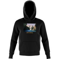 Lord Of The Rings Argonath Kids' Hoodie - Black - 11-12 Jahre von Lord Of The Rings