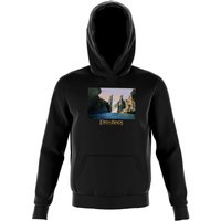 Lord Of The Rings Argonath Kids' Hoodie - Black - 7-8 Jahre von Lord Of The Rings