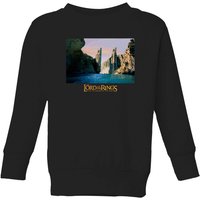 Lord Of The Rings Argonath Kids' Sweatshirt - Black - 9-10 Jahre von Lord Of The Rings