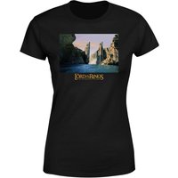 Lord Of The Rings Argonath Women's T-Shirt - Black - L von Lord Of The Rings