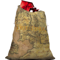 Lord Of The Rings Middle Earth Map Christmas Santa Sack von Lord Of The Rings