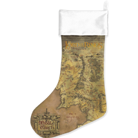 Lord Of The Rings Middle Earth Map Christmas Stocking von Lord Of The Rings