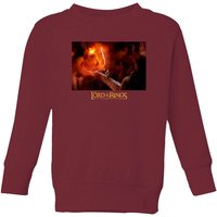 Lord Of The Rings You Shall Not Pass Kids' Sweatshirt - Burgundy - 5-6 Jahre von Original Hero