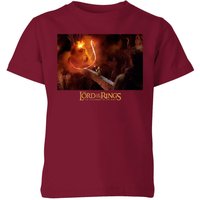 Lord Of The Rings You Shall Not Pass Kids' T-Shirt - Burgundy - 11-12 Jahre von Original Hero