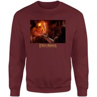 Lord Of The Rings You Shall Not Pass Sweatshirt - Burgundy - S von Original Hero