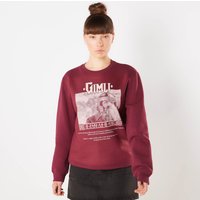 Herr der Ringe Gimli Lord Of The Glittering Rocks Sweatshirt - Bordeaux - L von Lord of the Rings