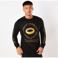 Herr der Ringe The One Ring Sweatshirt - Schwarz - M von Lord of the Rings